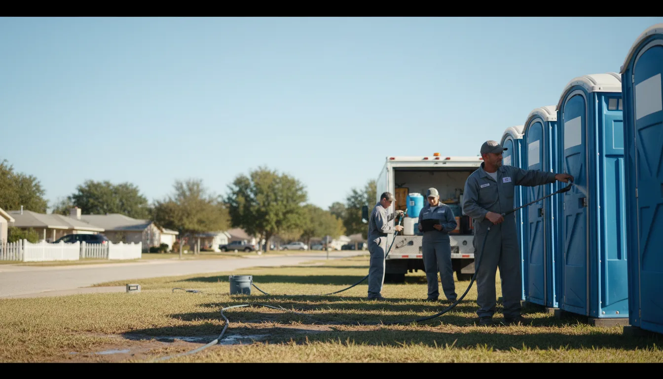 Long-Term Portable Toilet Rental in New Holland, OH near me
